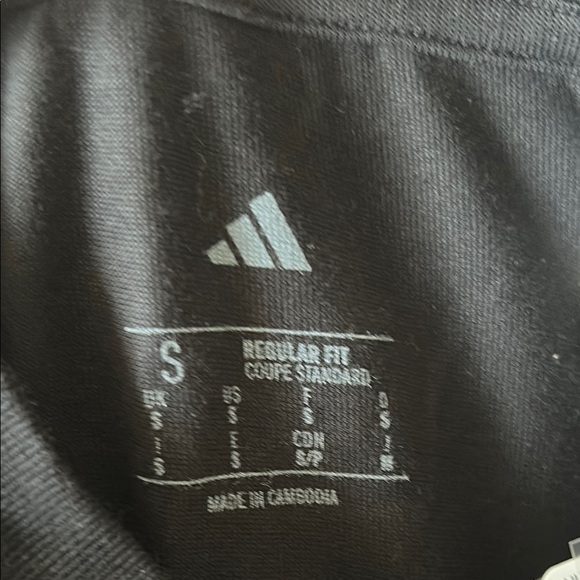 Adidas Black and White Short Sleeve Tees Graphic Design - Picture 5 of 6